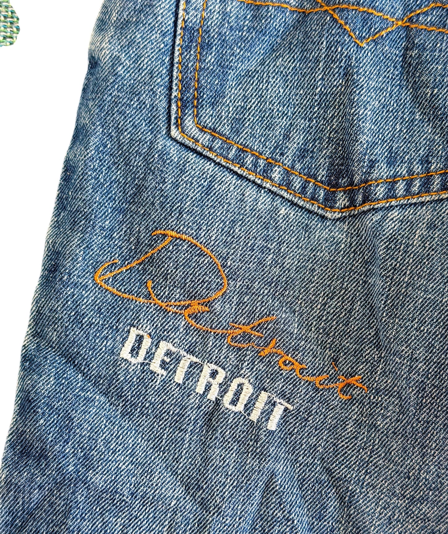 Vintage Kids Urban Extreme Embroidered Denim Jeans Size 4 Years