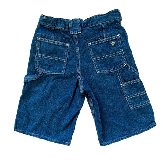 OshKosh B'Gosh Kids Denim Adjustable Waist Jorts Shorts 7 Years