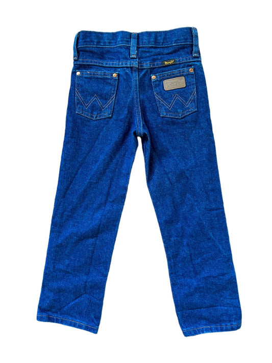 Wrangler Kids Adjustable Waist Raw Denim Jeans 6 Years