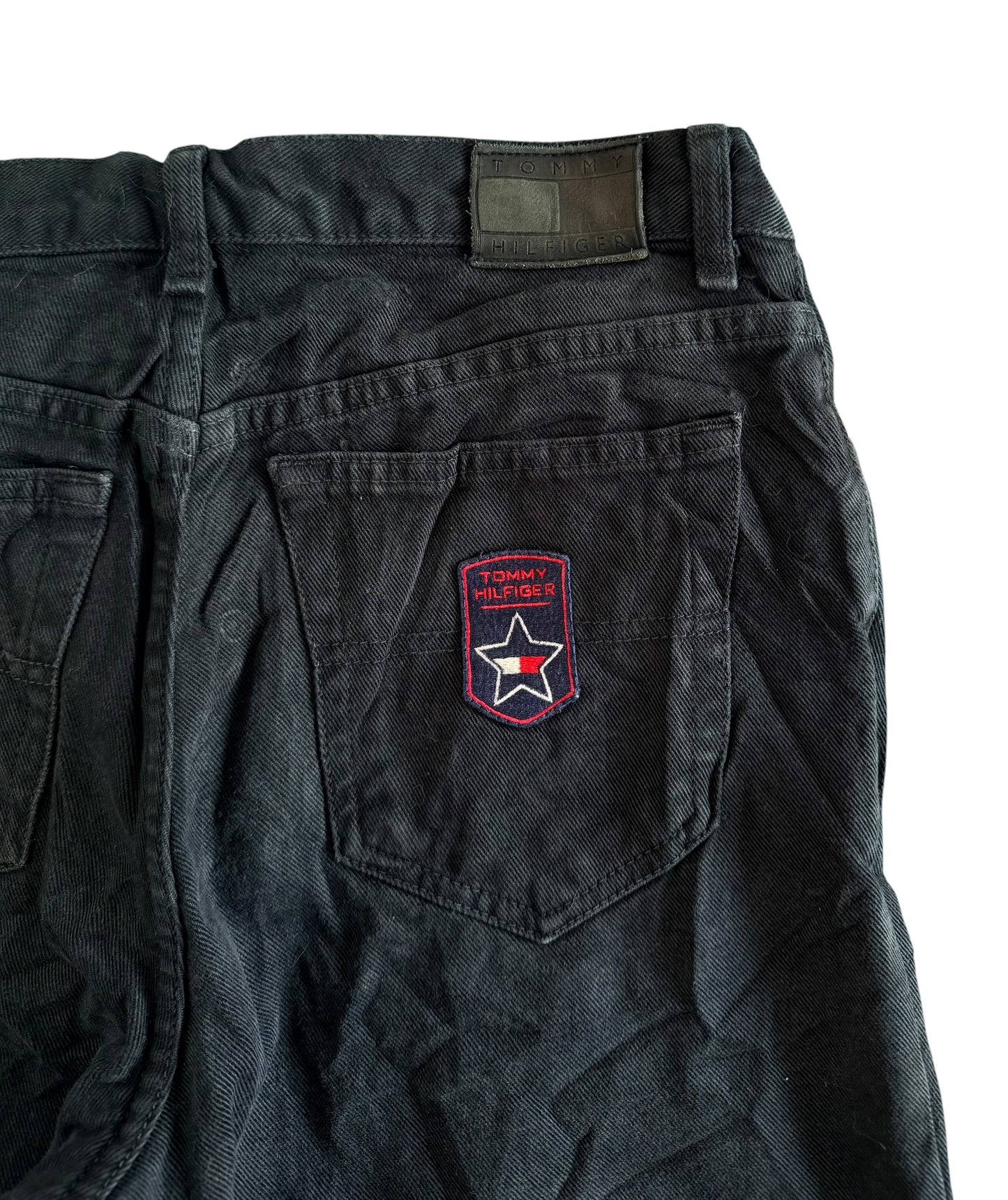 Tommy Hilfiger Black Denim Jeans, 30W 30L