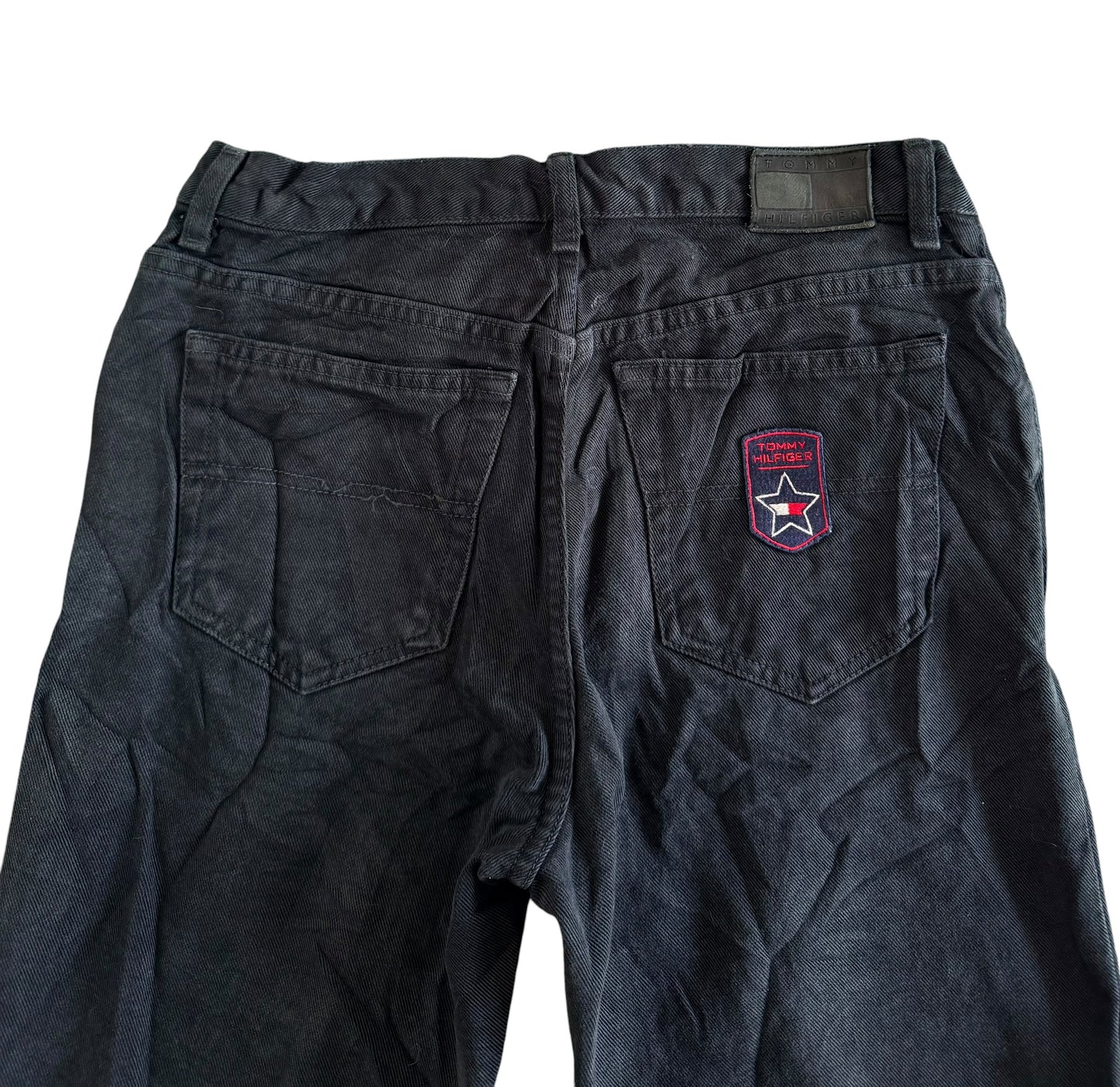 Tommy Hilfiger Black Denim Jeans, 30W 30L