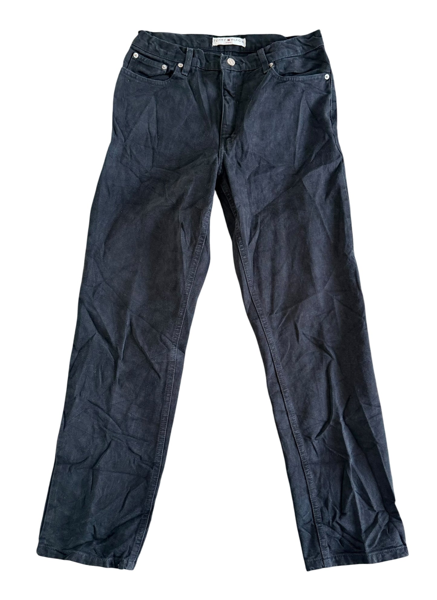 Tommy Hilfiger Black Denim Jeans, 30W 30L
