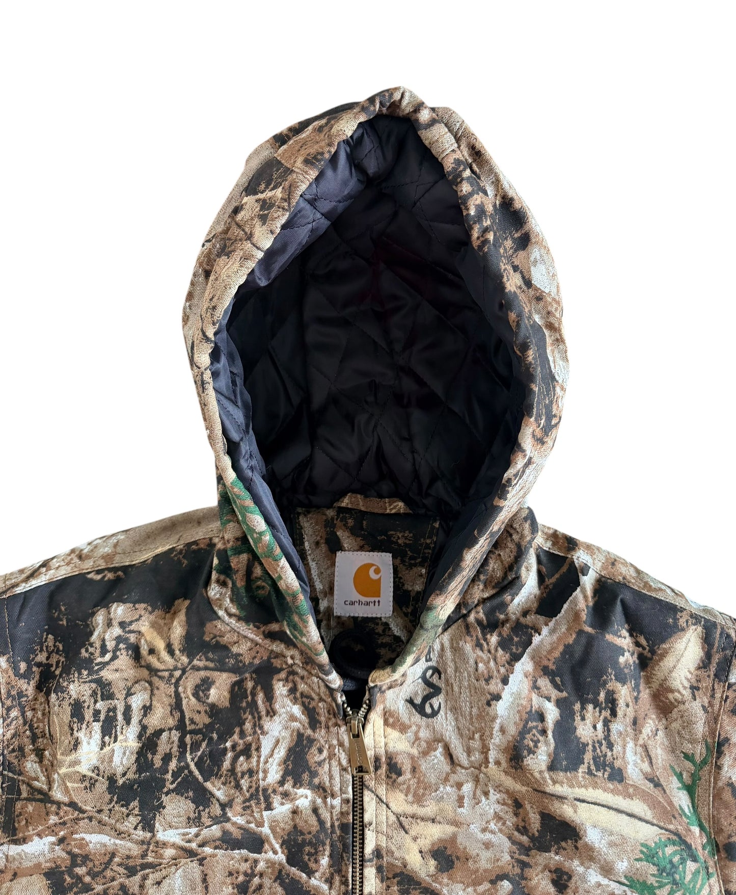 Carhartt Realtree Edge Camo Hooded Duck Canvas Jacket, XL