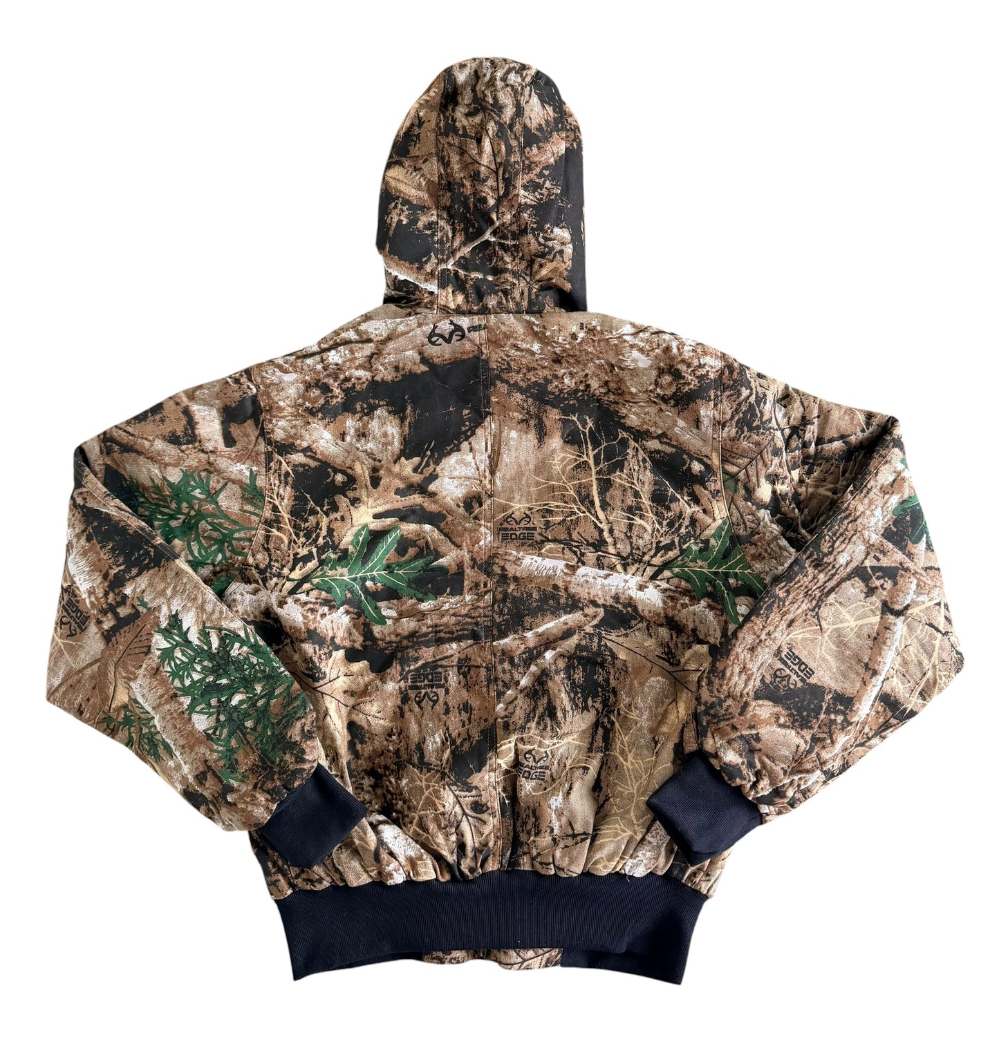 Carhartt Realtree Edge Camo Hooded Duck Canvas Jacket, XL