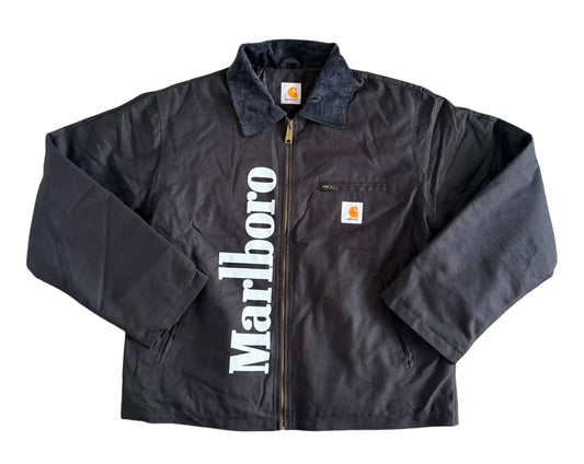 Carhartt Reworked Marlboro Black Duck Canvas Jacket, XL