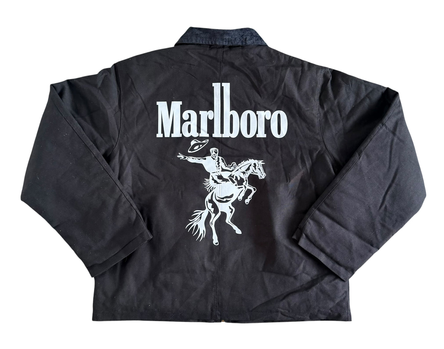 Carhartt Reworked Marlboro Black Duck Canvas Jacket, XL