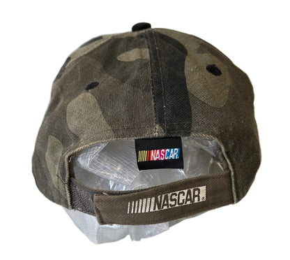 Vintage Nascar Racing Official Merchandise Grey Camo Cap