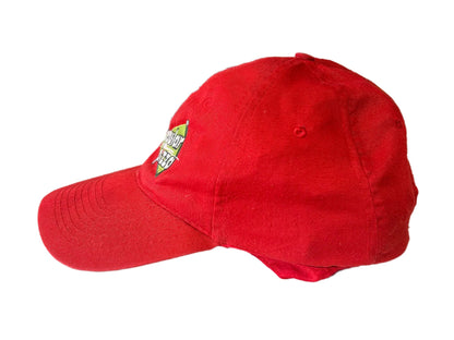 Vintage 1990s Popular Pizza Red Embroidered Cap