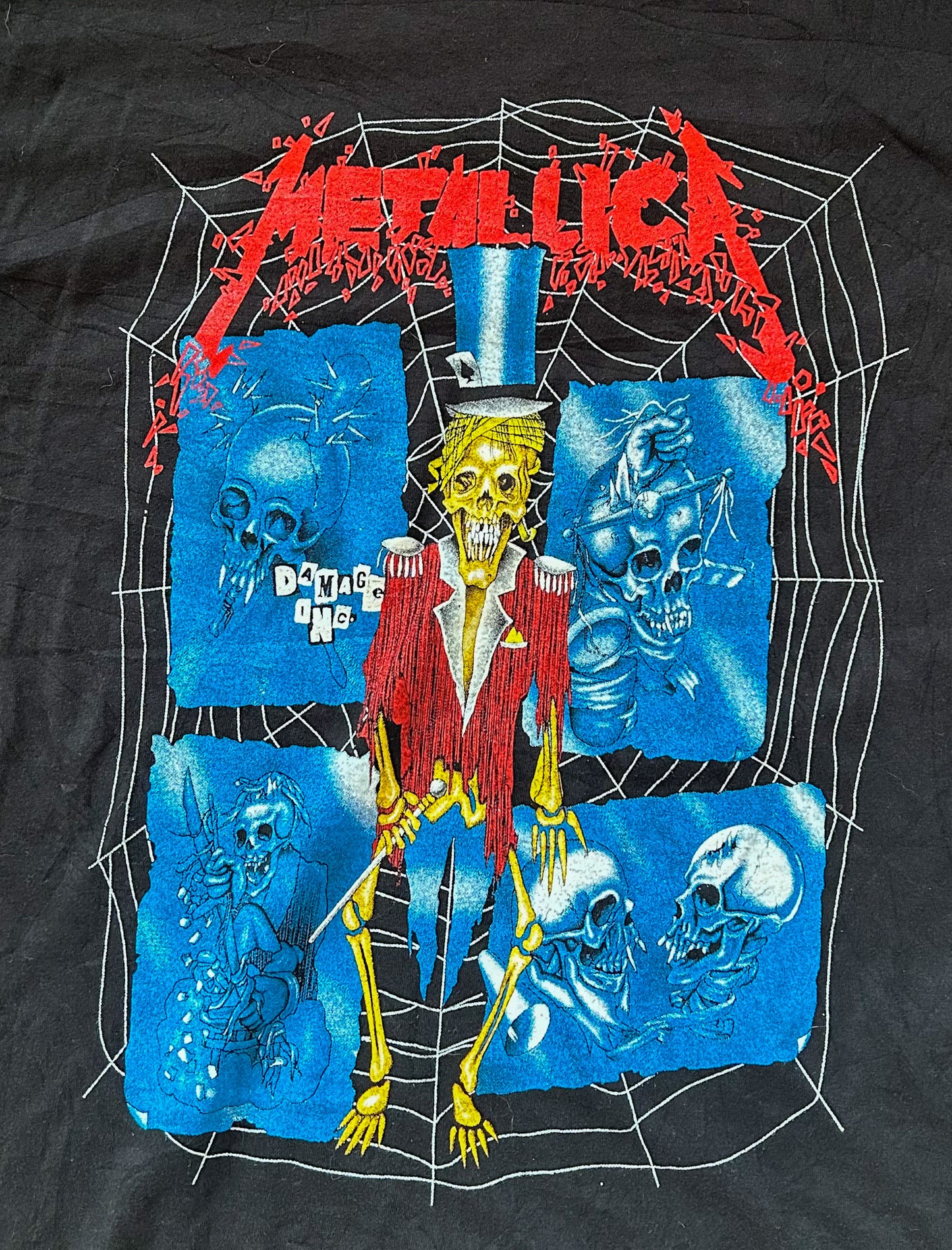 Vintage Metallica Damage Inc Cotton Band T-shirt Large