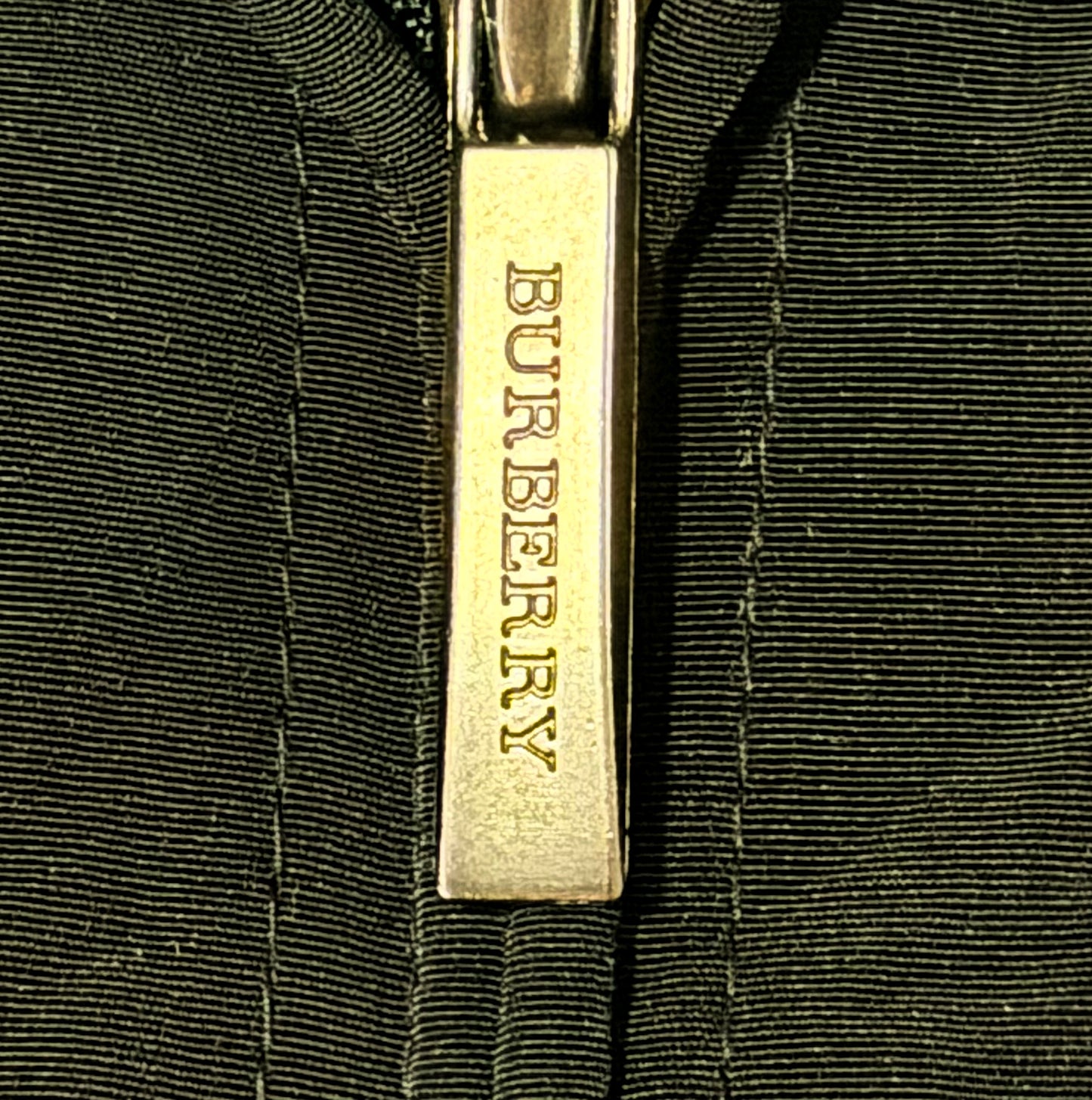 Vintage 90s Burberrys Made In England Black Embroidered Collared Jacket Large