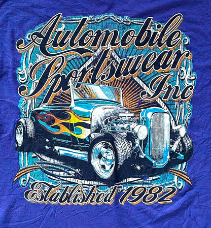 Vintage Classic Car Automobile Inc Americana Cotton T-shirt Large