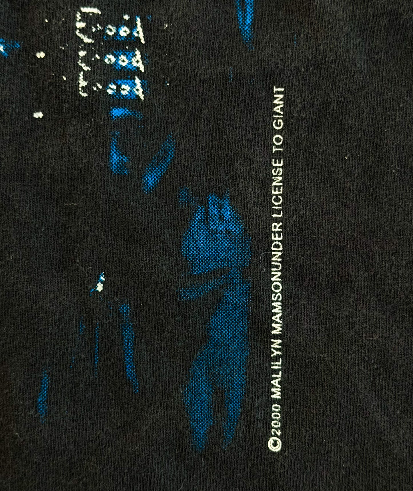 Marilyn Manson Guns God and Government 2000 Tour T-Shirt, Large