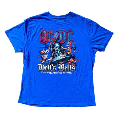 ACDC Hells Bells Band Artist Tee Large