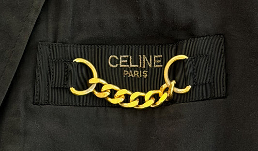 Celine Paris Gold Chain Cotton Jacket size XL