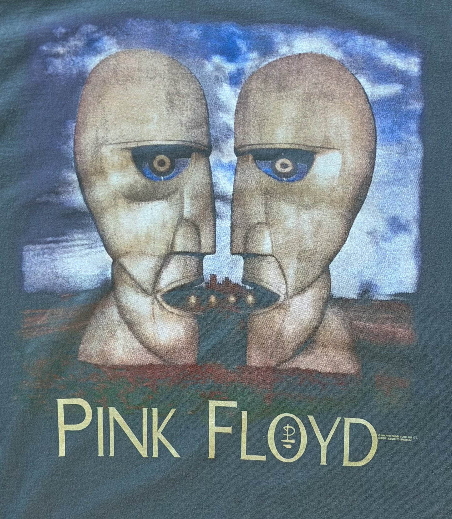 Vintage 1994 Pink Floyd Division Bell North American Tour Brockum T-Shirt, Large
