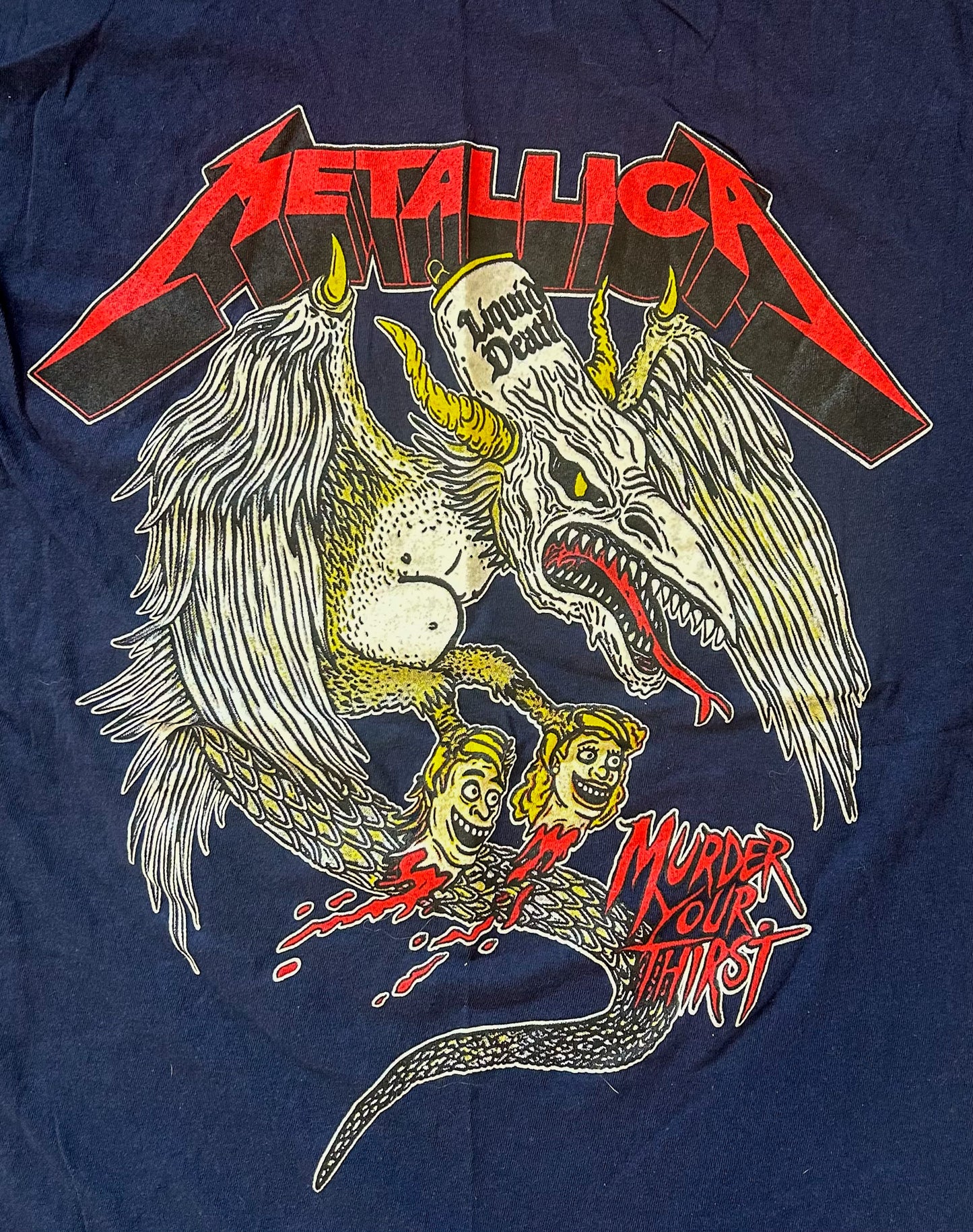 Metallica Murder Your Thirst Metal Band Artist T-shirt Small