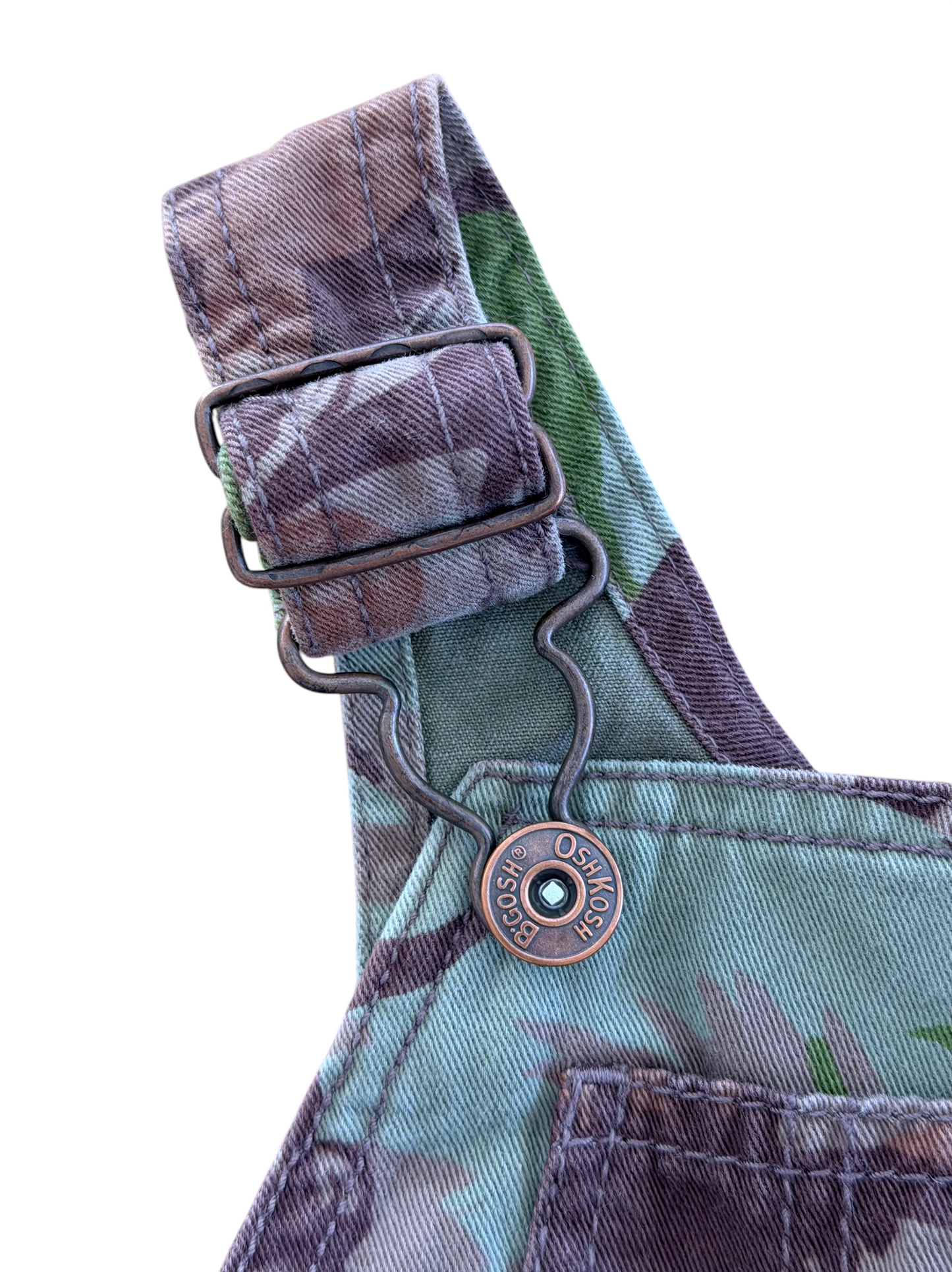 Kids OshKosh B'gosh Camo Overalls, 12 Months