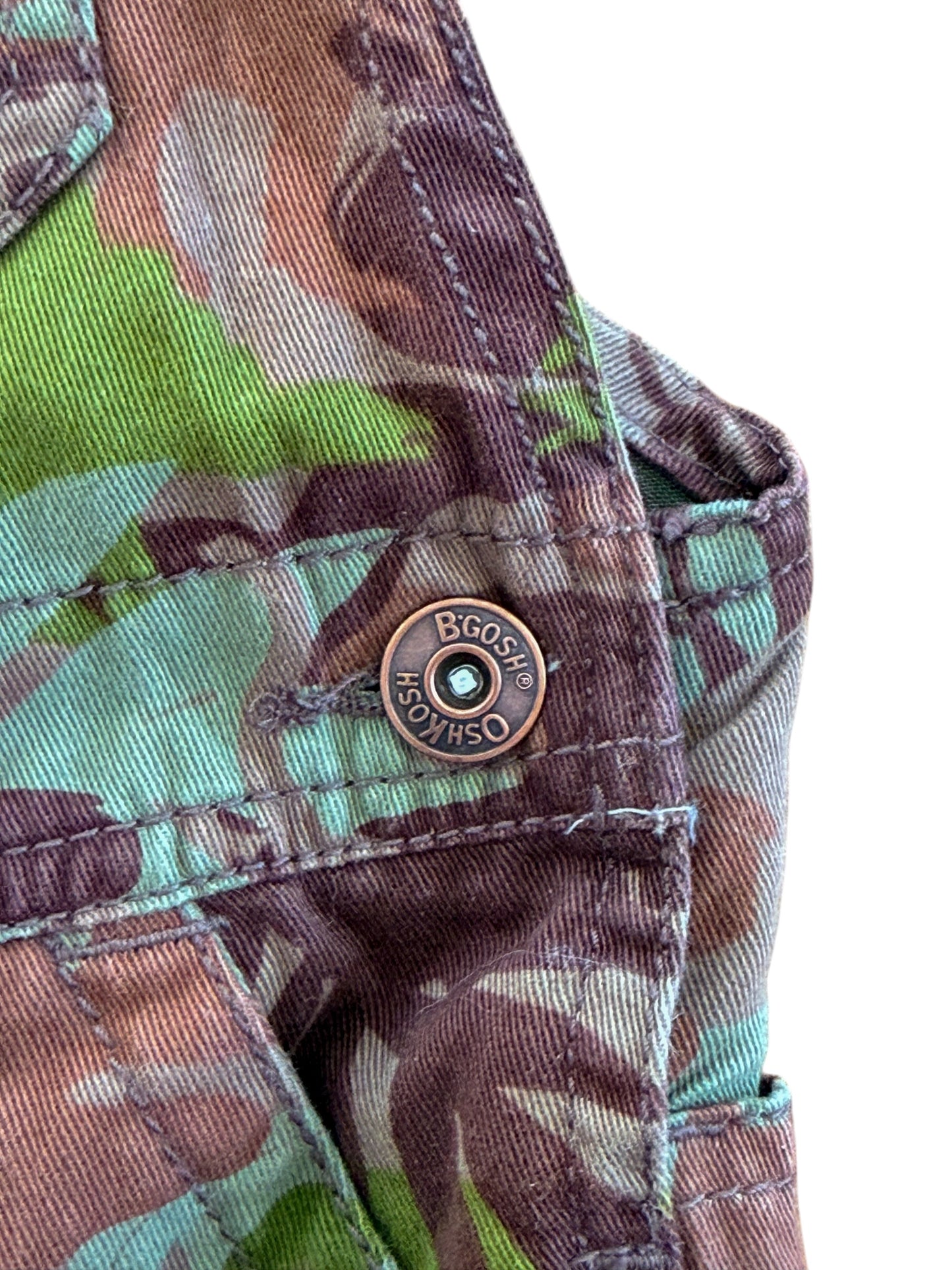 Kids OshKosh B'gosh Camo Overalls, 12 Months