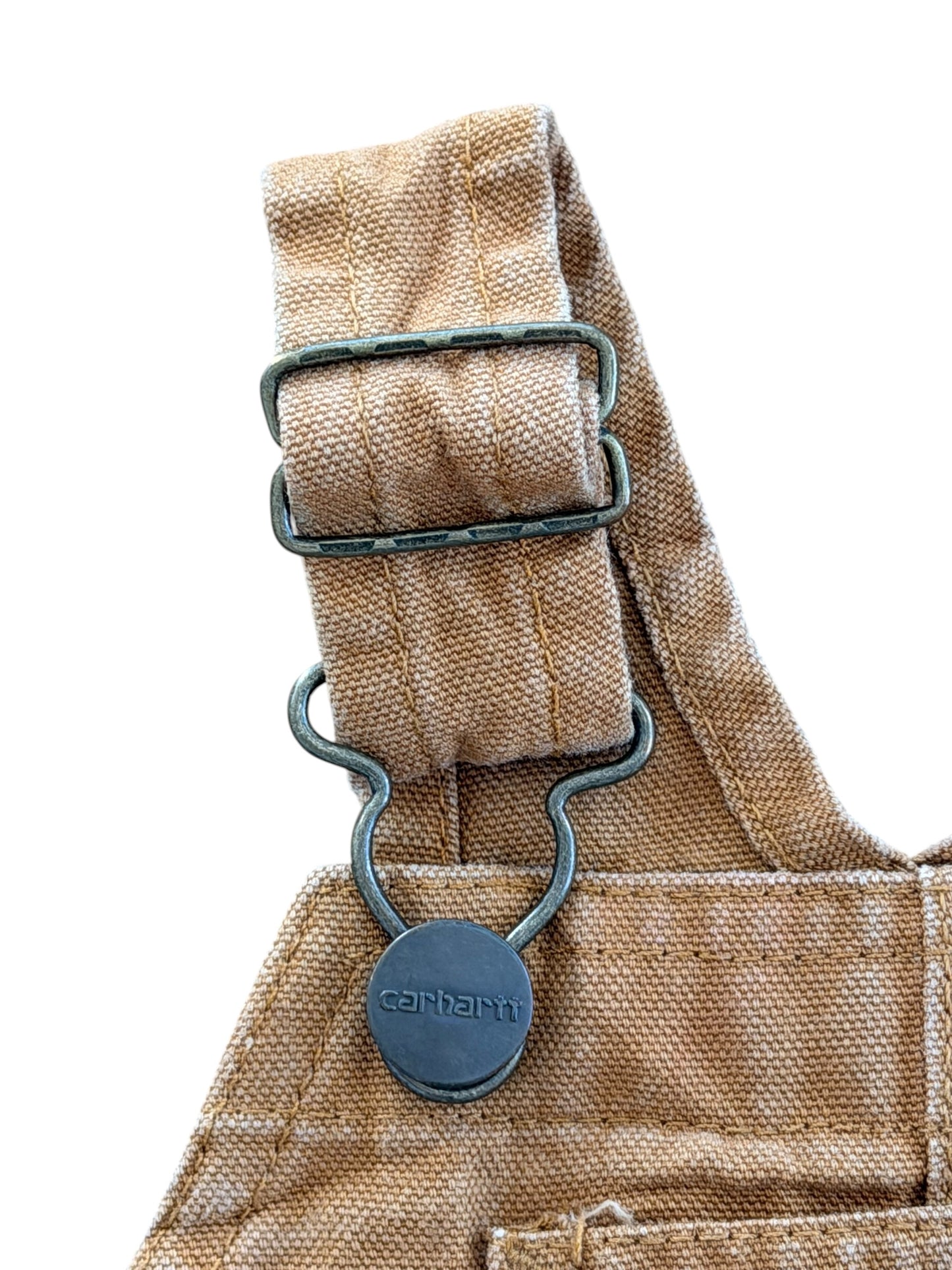 Kids Carhartt Brown Workwear Overalls, 12 Months