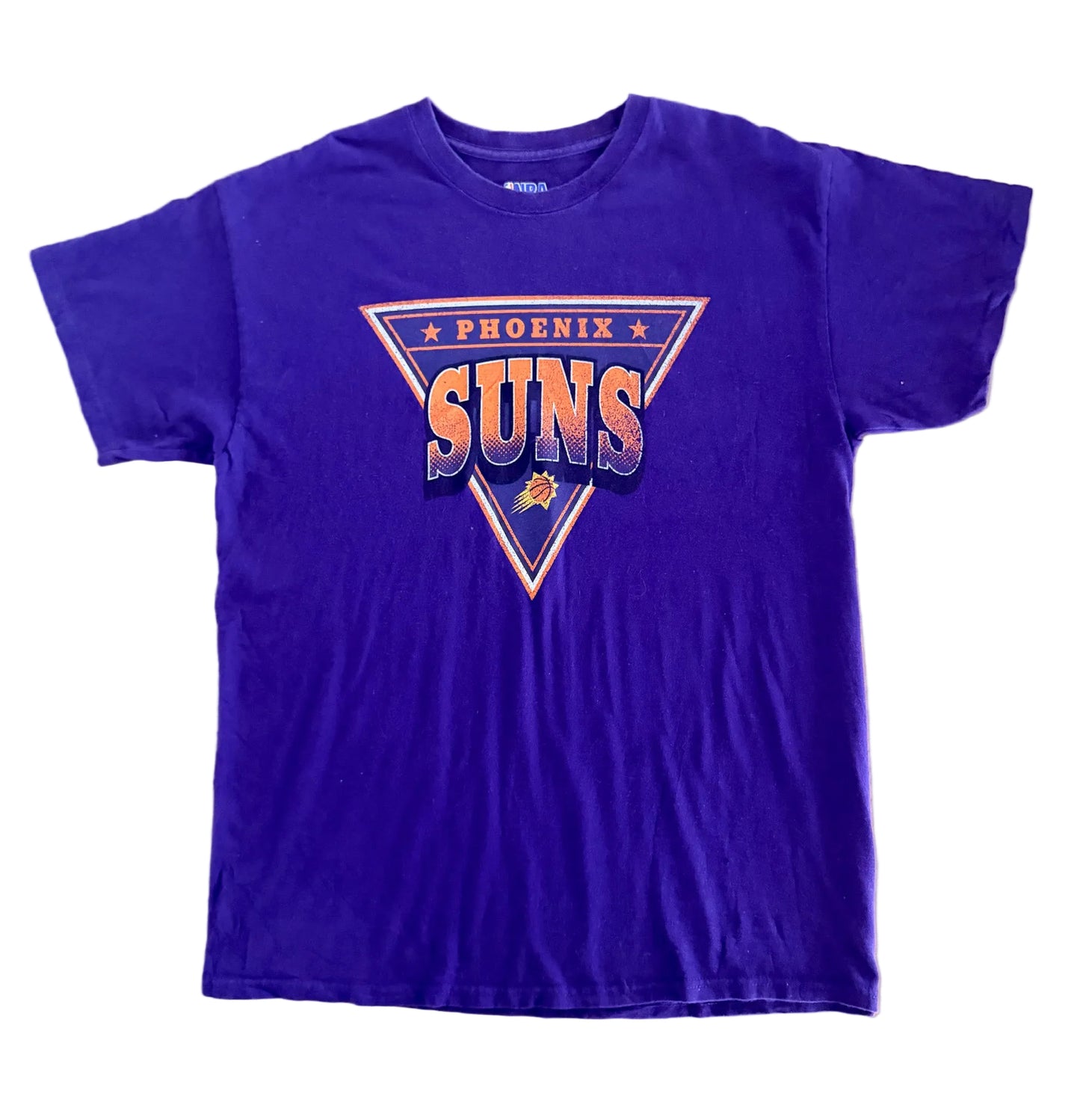 Phoenix Suns NBA Graphic Purple Cotton T-Shirt Large