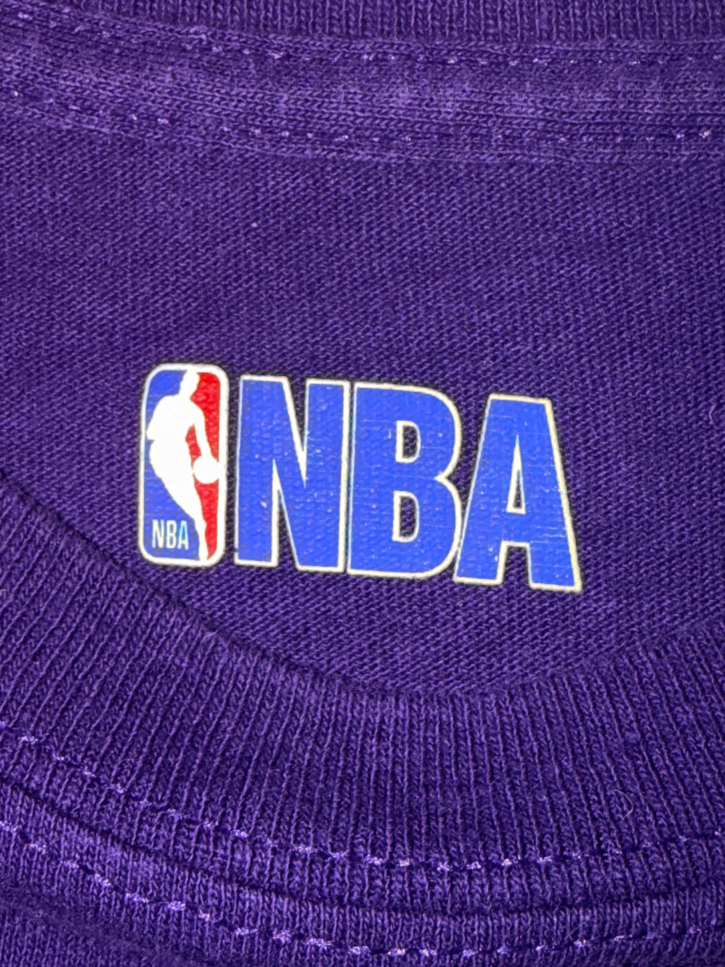 Phoenix Suns NBA Graphic Purple Cotton T-Shirt Large