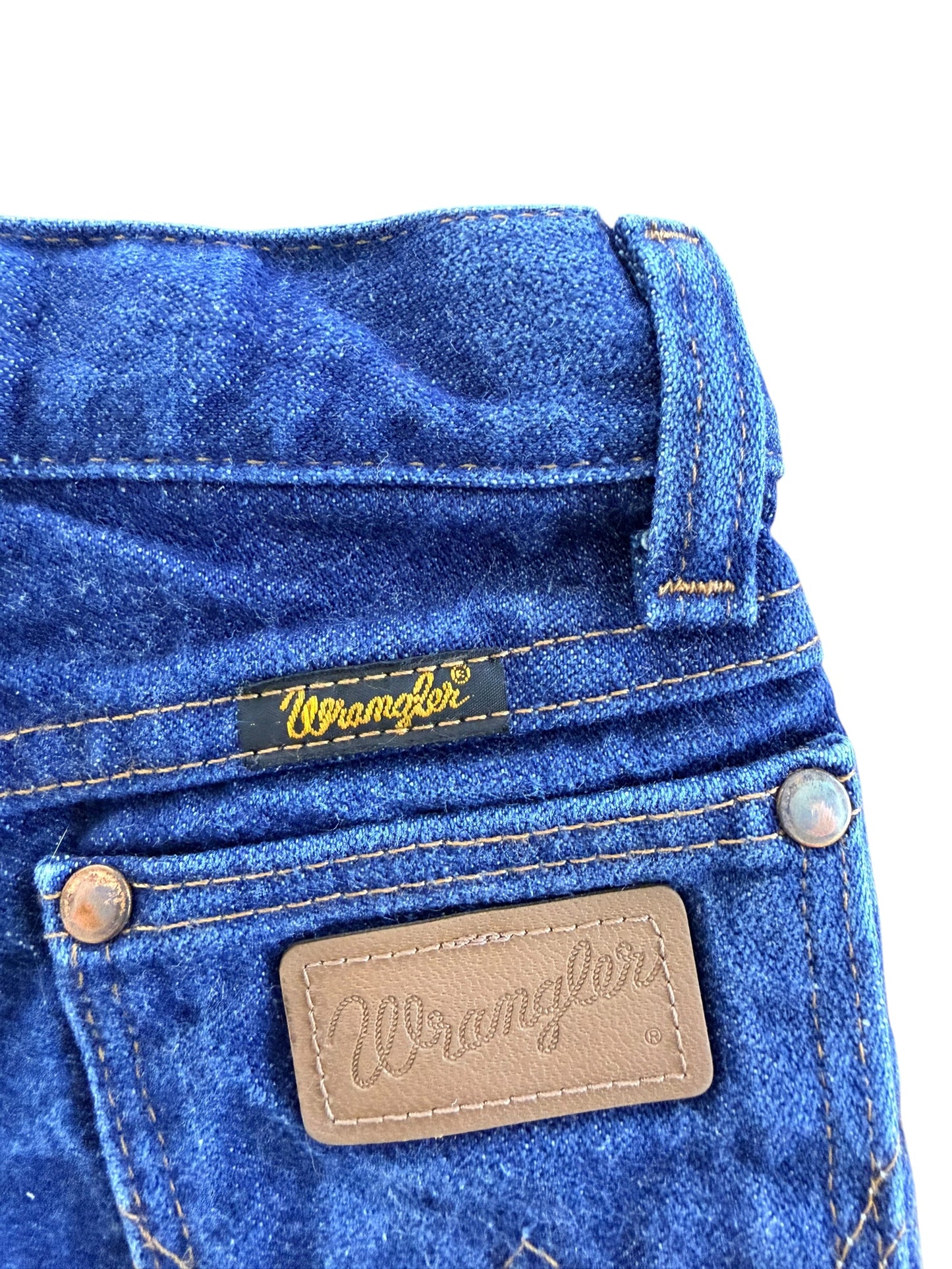 Kids Wrangler Adjustable Waist Blue Denim Jeans, 3 Years