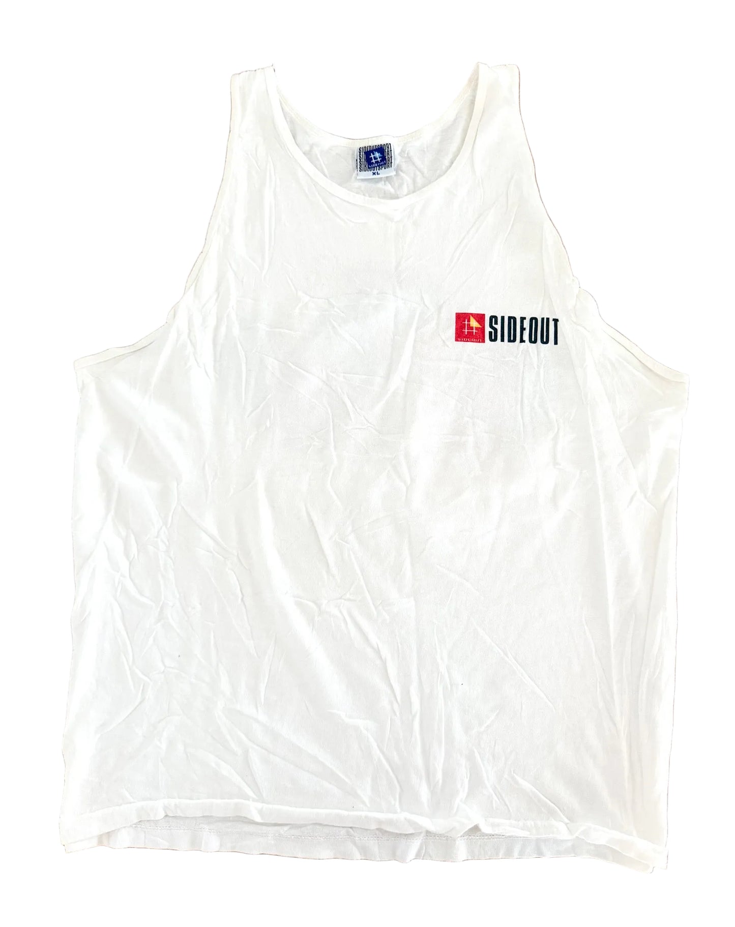 Vintage 90s Sideout Graphic Surf Tank Singlet XL