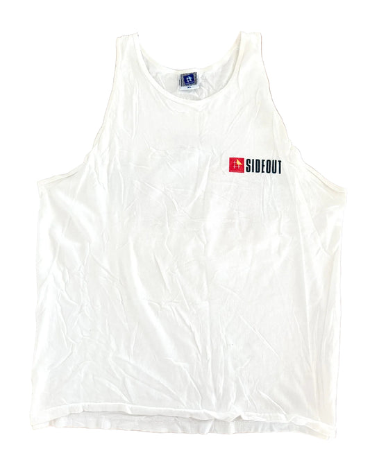 Vintage 90s Sideout Graphic Surf Tank Singlet XL