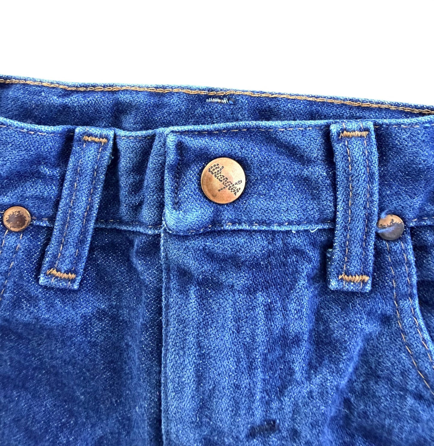 Kids Wrangler Adjustable Waist Blue Denim Jeans, 3 Years