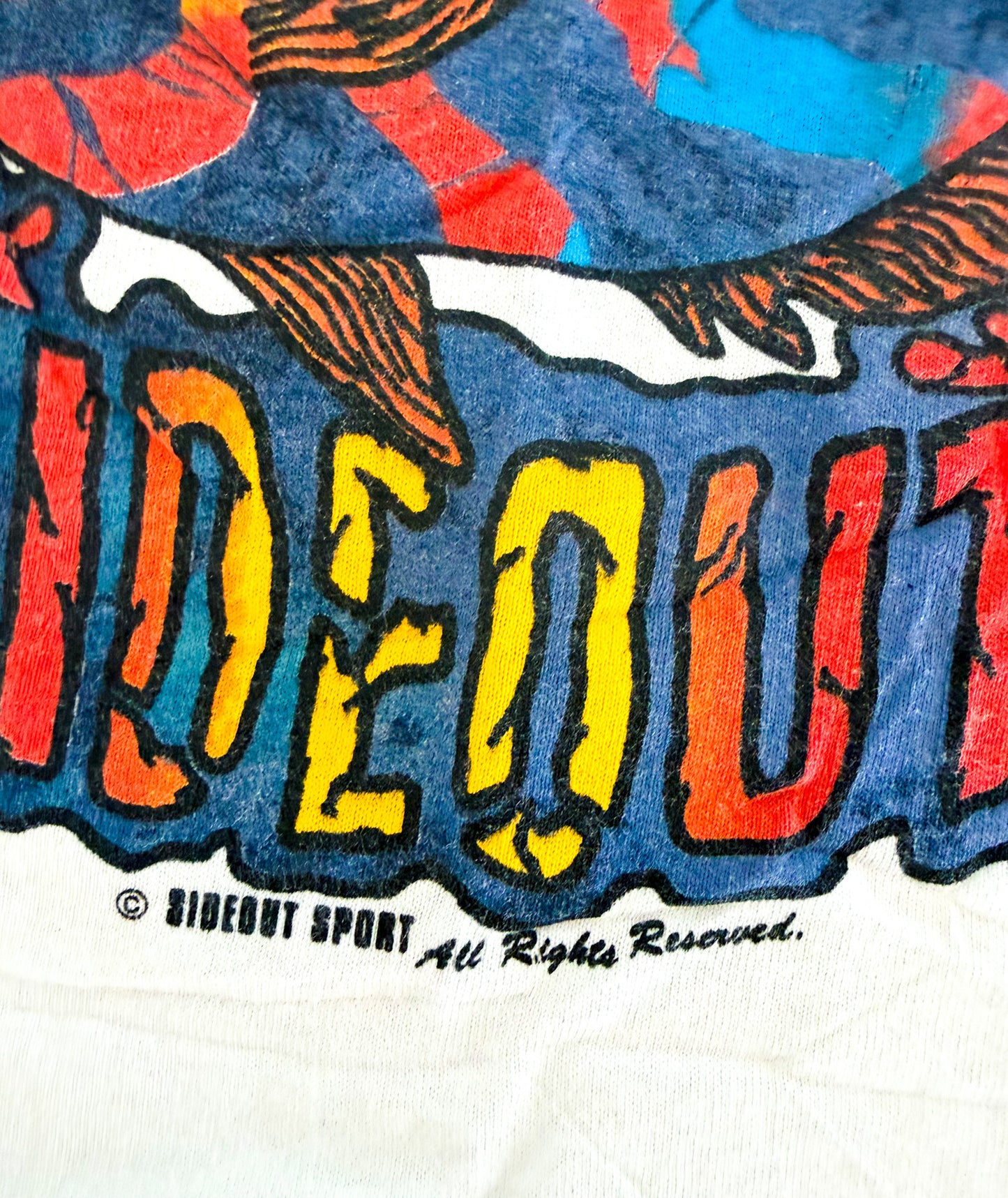 Vintage 90s Sideout Graphic Surf Tank Singlet XL