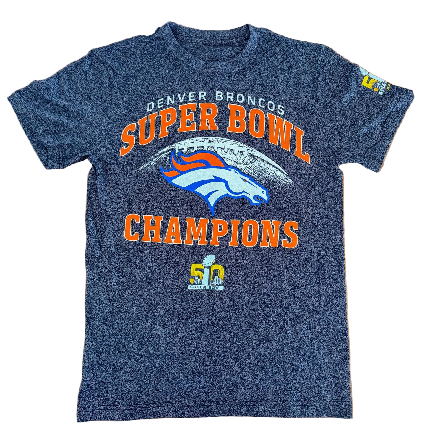 Denver Broncos Super Bowl 50 Champions Graphic T-Shirt Medium