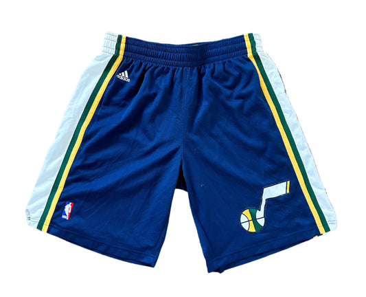 Utah Jazz Adidas N.B.A Basketball Shorts Large