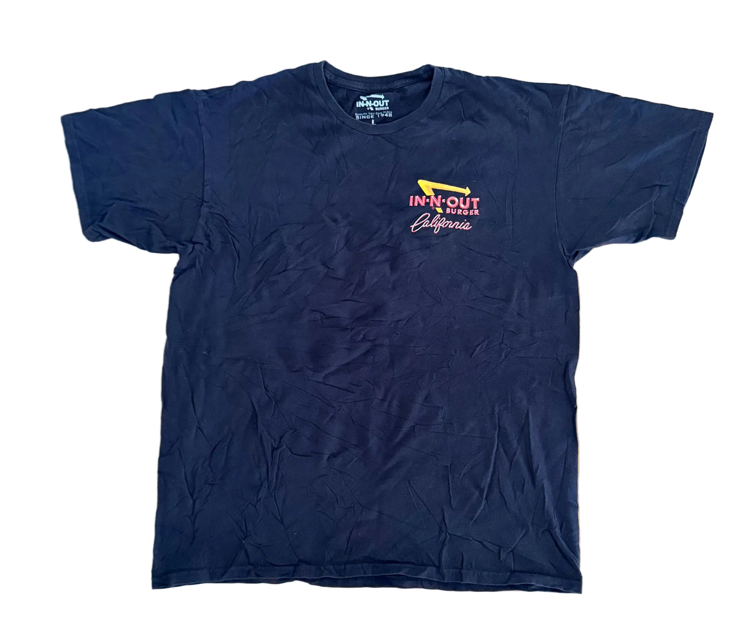 Vintage In-N-Out Burger California Graphic T-Shirt Large