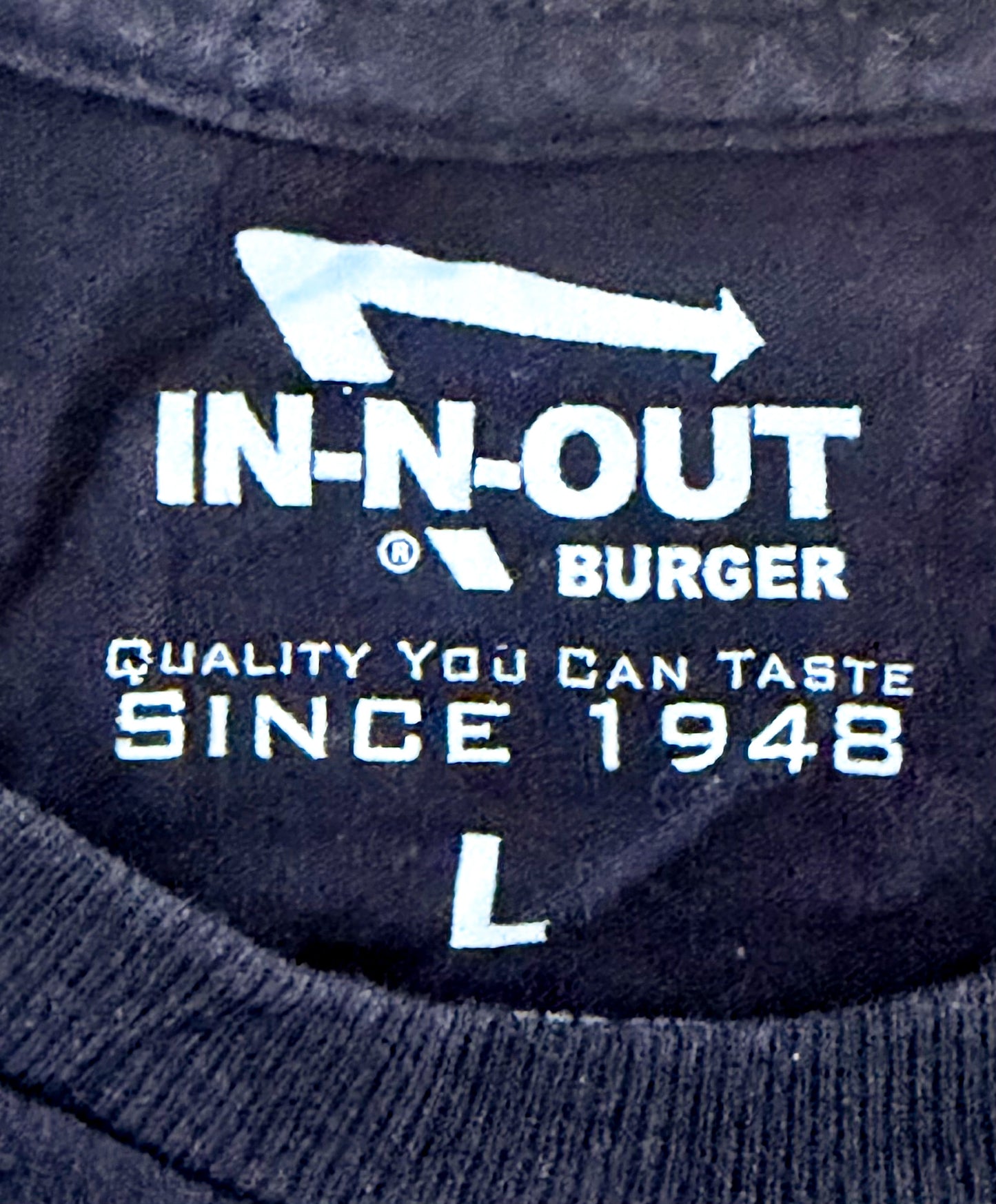Vintage In-N-Out Burger California Graphic T-Shirt Large