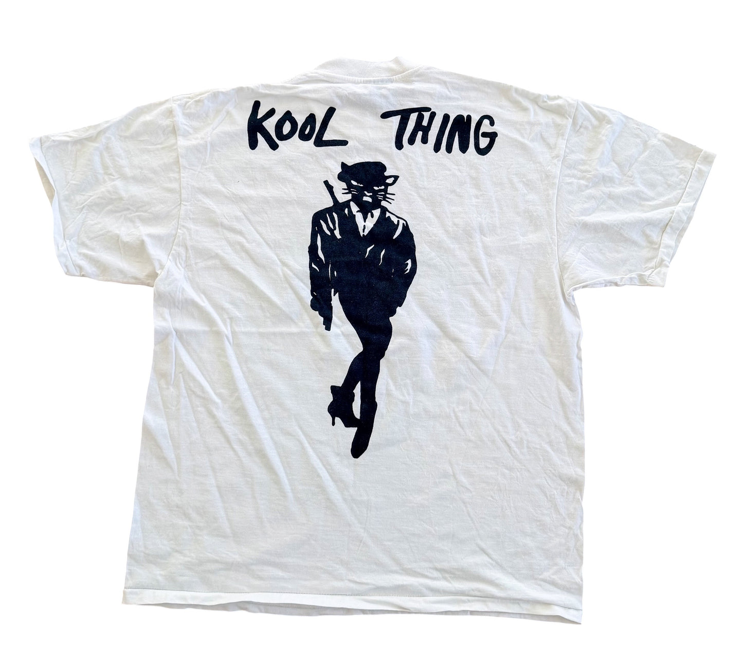 Sonic Youth Kool Thing Giant Label Band T-Shirt, XL