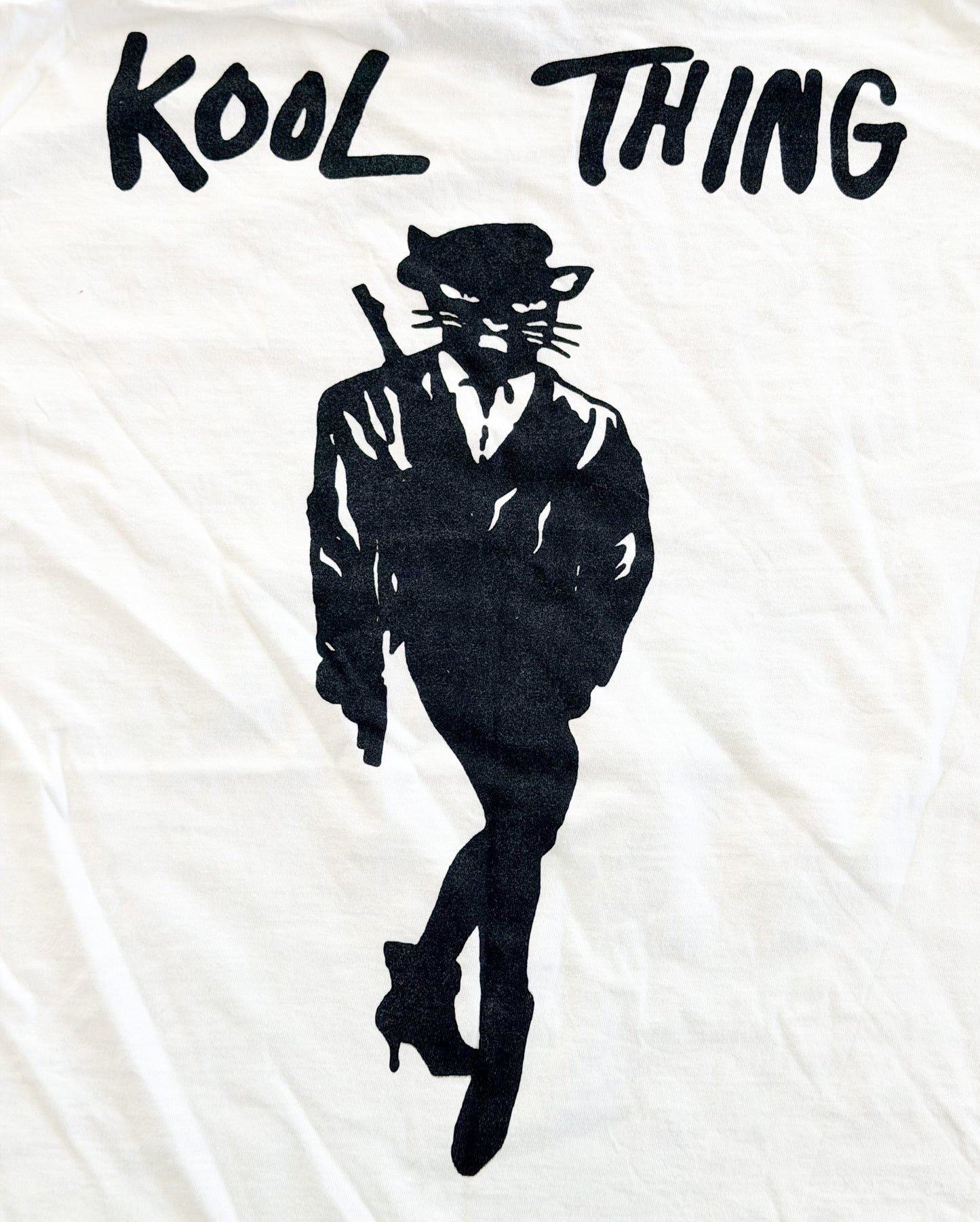 Sonic Youth Kool Thing Giant Label Band T-Shirt, XL