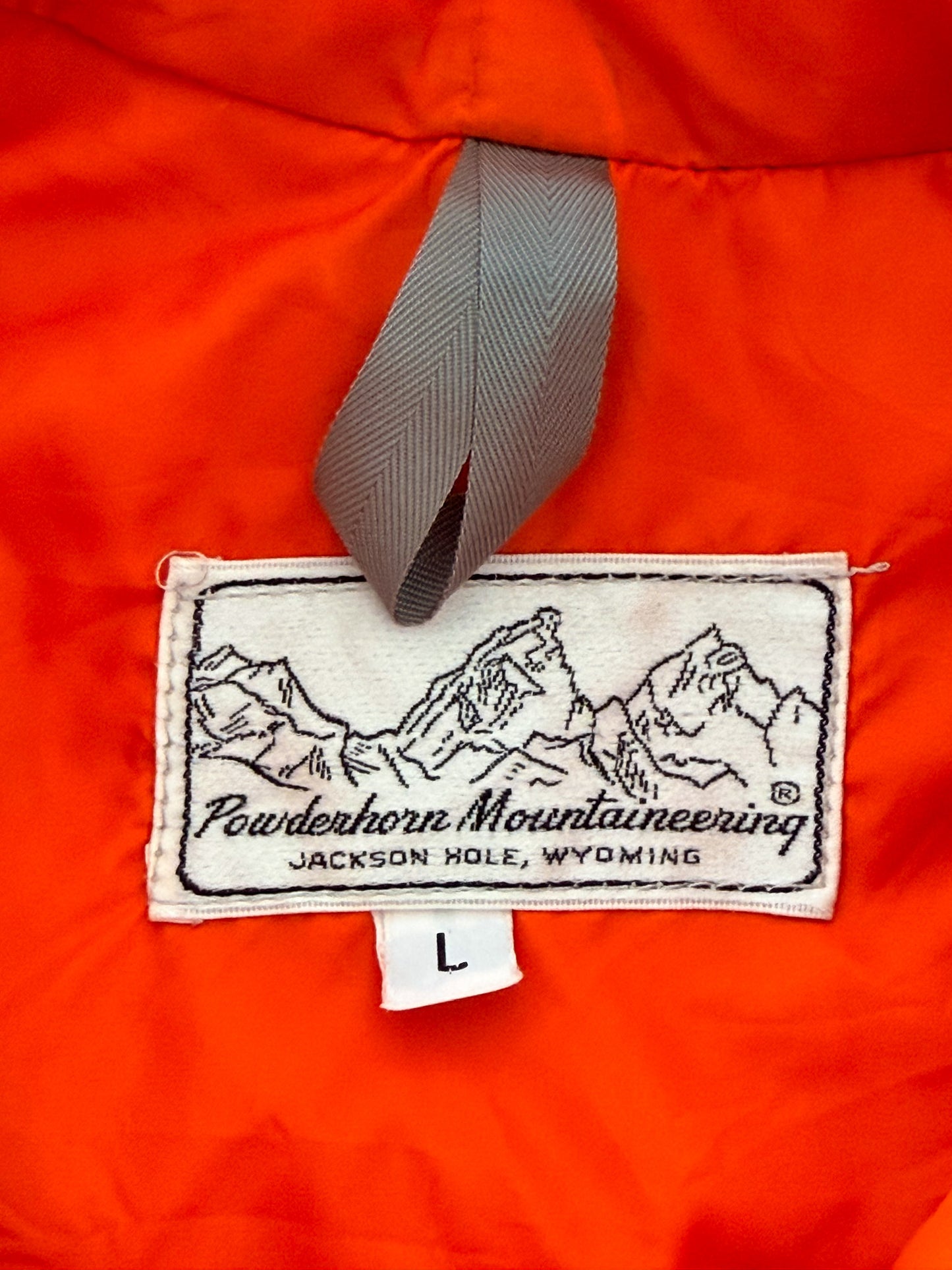 Vintage 1970s Powderhorn Mountaineering Jackson Hole Colour Block Ski Jacket, Large