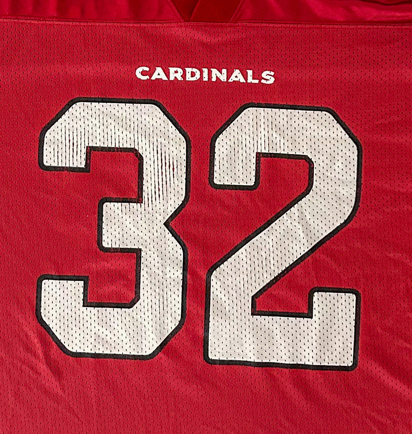 Arizona Cardinals Number 32 Edgerrin James NFL Red Jersey Large