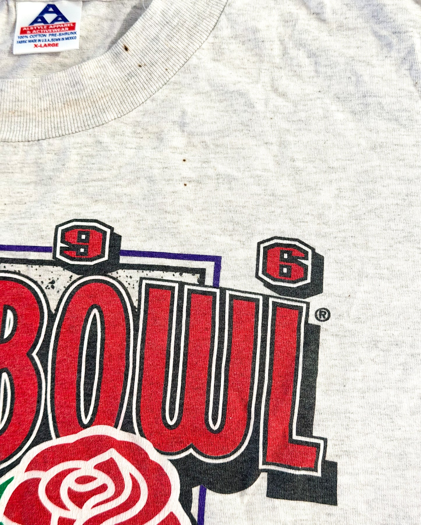 Vintage 1996 Rose Bowl Northwestern Wildcats T-Shirt XL