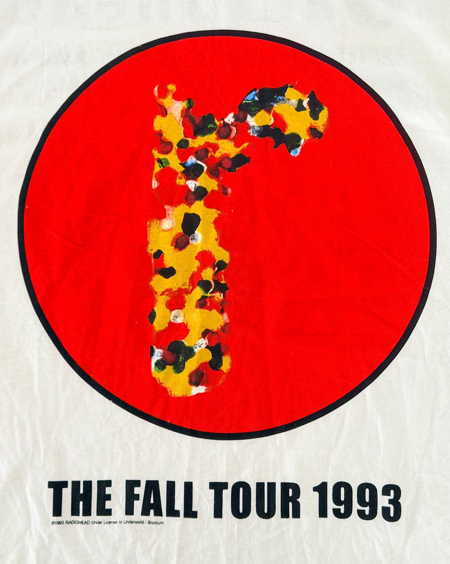 Radiohead Fall Tour Dates Graphic T-Shirt Band Tee XL