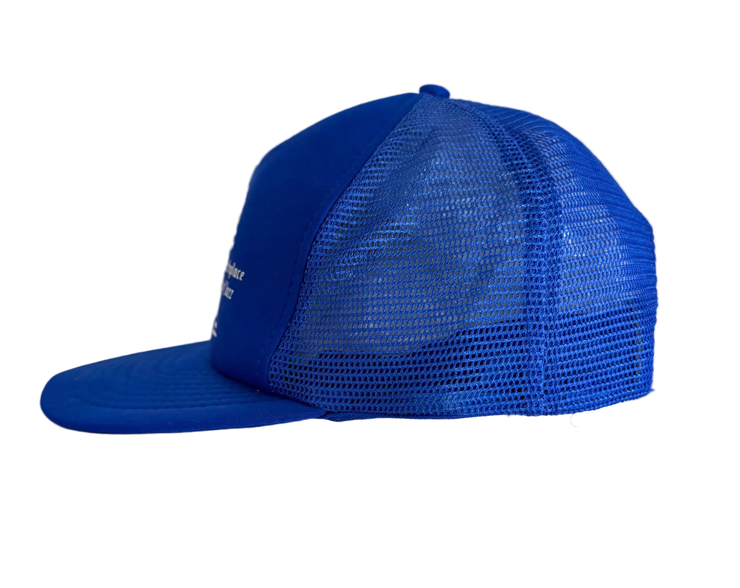 Vintage 90s Bourbon Street New Orleans Trucker Cap | Blue Foam Mesh Snapback