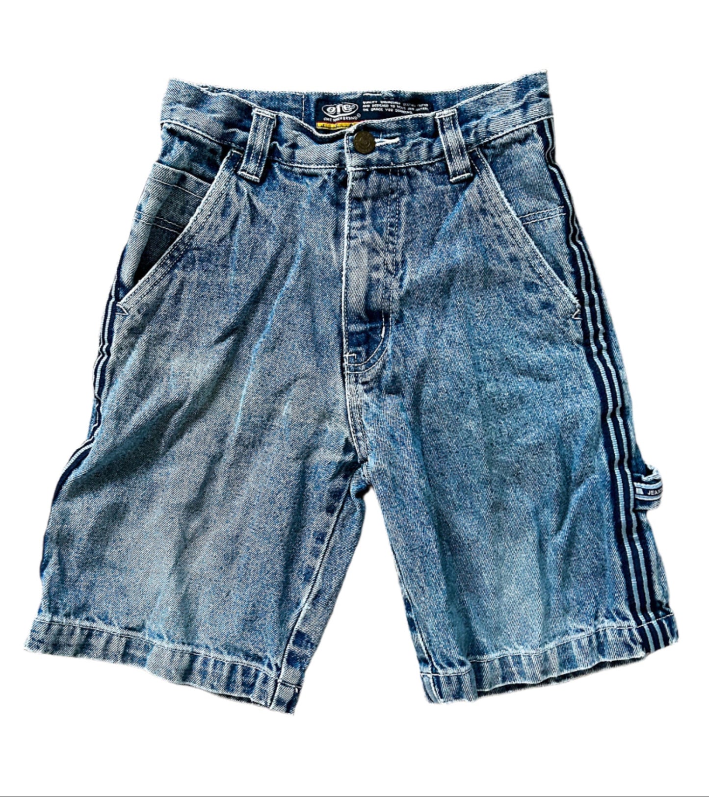 Kids Jort Carpenter Style Blue Denim Shorts 8 Years