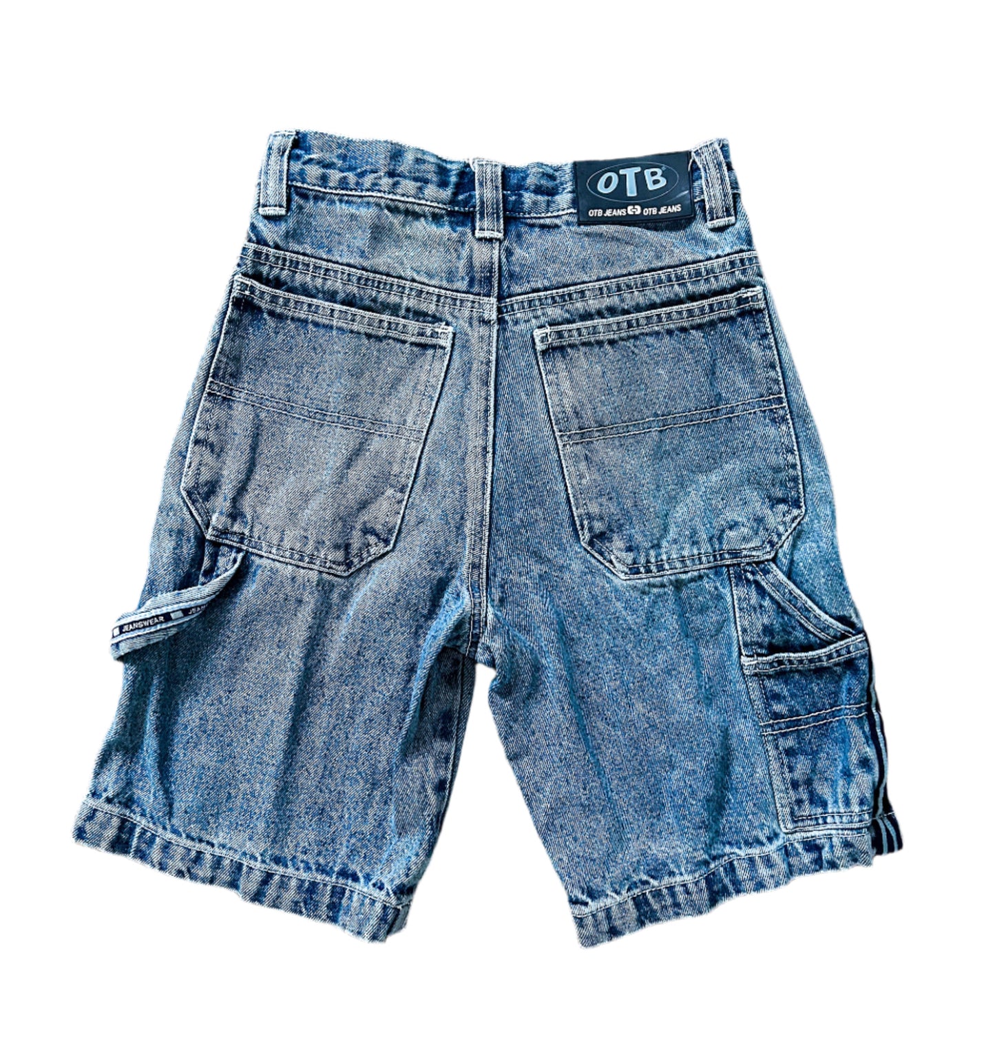 Kids Jort Carpenter Style Blue Denim Shorts 8 Years