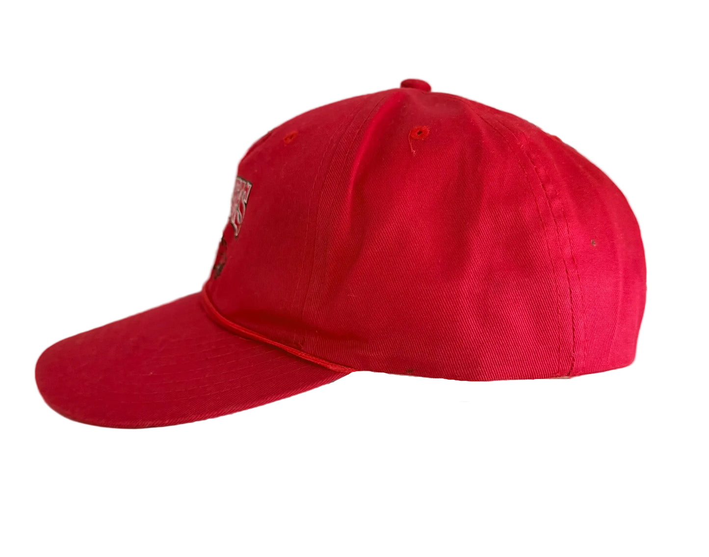 Vintage Arkansas Razorbacks Red Embroidered Snapback Cap