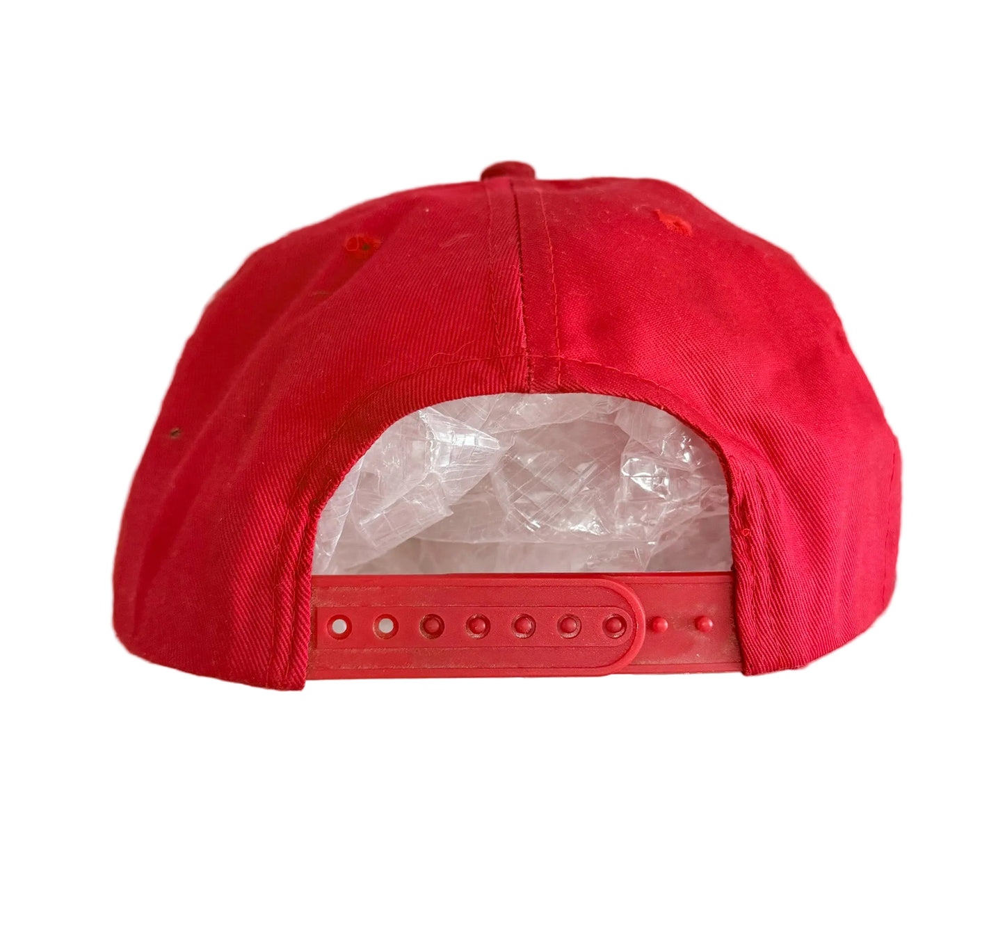 Vintage Arkansas Razorbacks Red Embroidered Snapback Cap