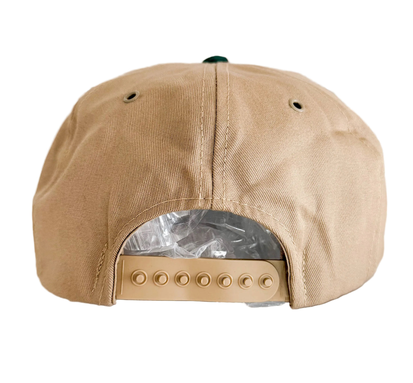 Vintage Terra Embroidered Beige & Green Snapback Cap