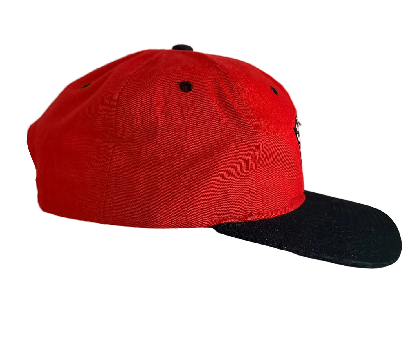 Vintage Alabama “BAMA Racing” Embroidered Red & Black Snapback Cap