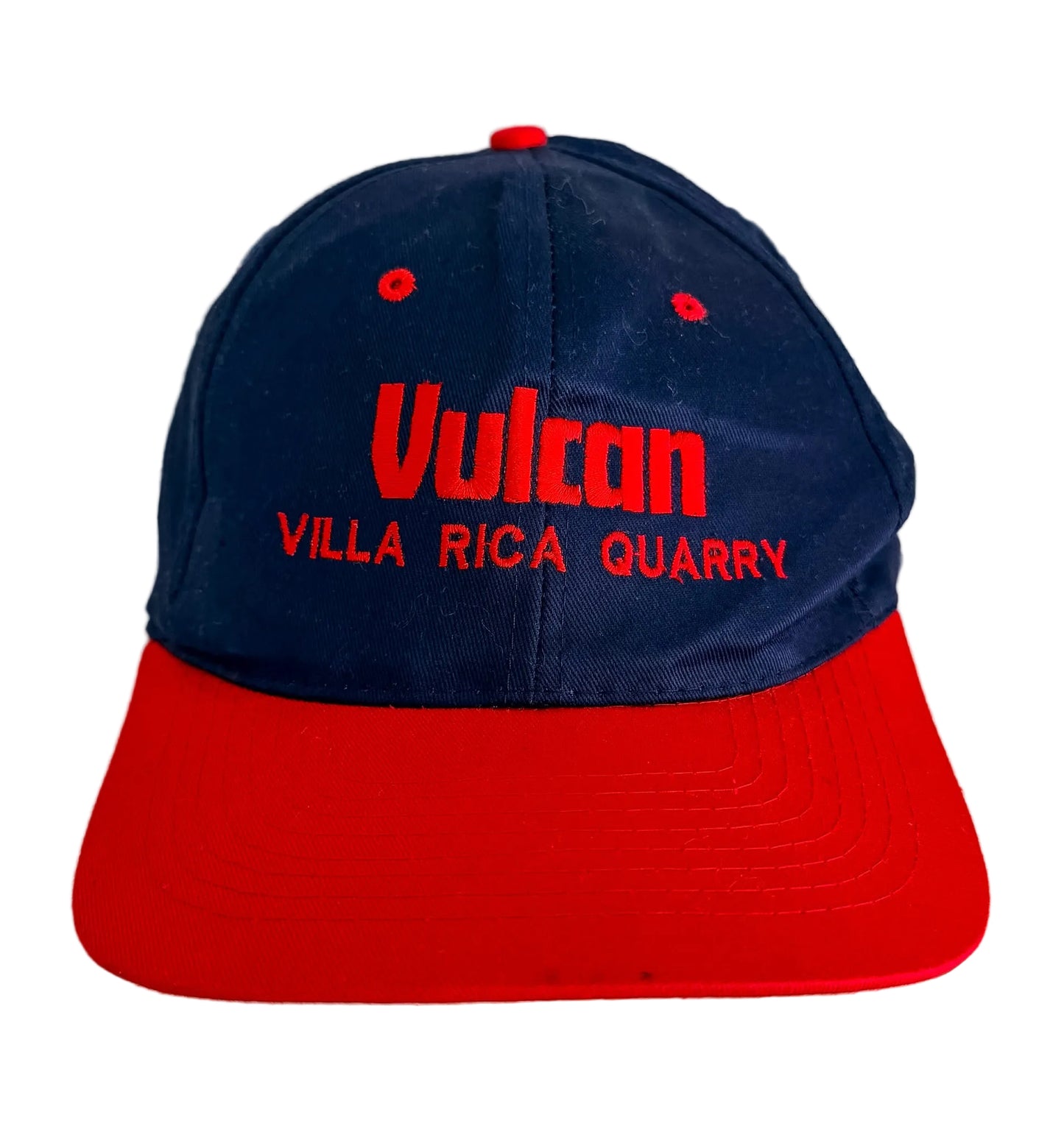 Vintage Vulcan Villa Rica Quarry Embroidered Snapback Cap