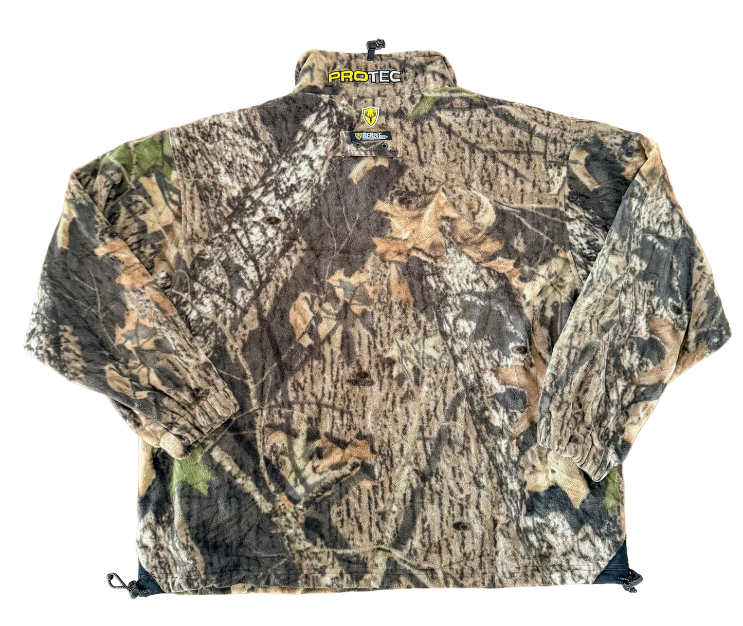 Scent Blocker RealTree Camouflage Quarter Zip Fleece Jacket – 2XL