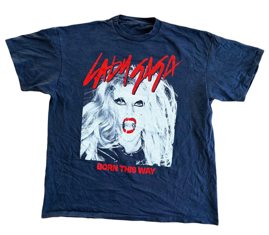 Lady Gaga Born This Way Monster Ball Tour T-Shirt, XXL